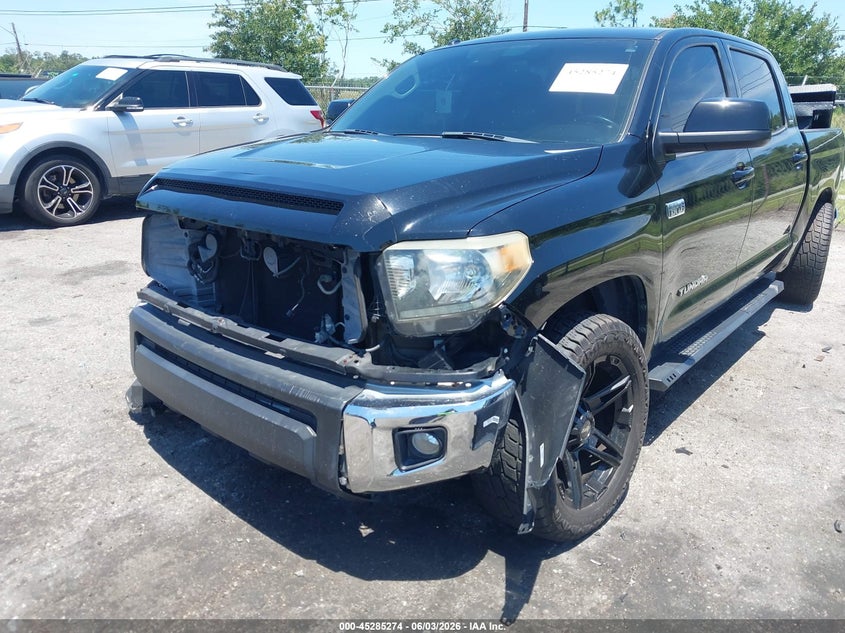 2018 Toyota Tundra VIN 5TFDW5F14JX742004 IAAI salvage auction — FRONT & REAR, Wait Title, sold $10,200 on 2026-08-22 (photo 6)