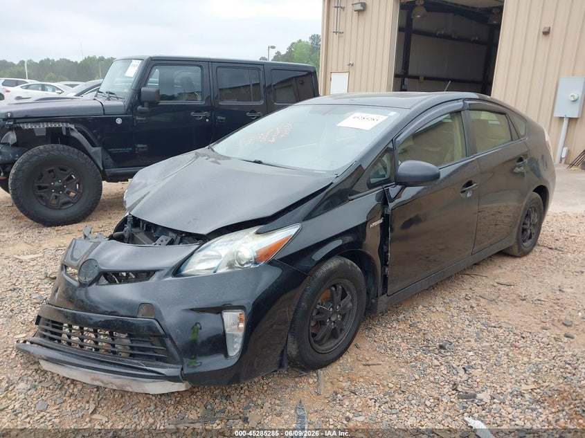 2012 Toyota Prius VIN JTDKN3DU5C5461405 IAAI salvage auction — FRONT END, Salvage Title, sold $750 on 2026-07-26 (photo 2)