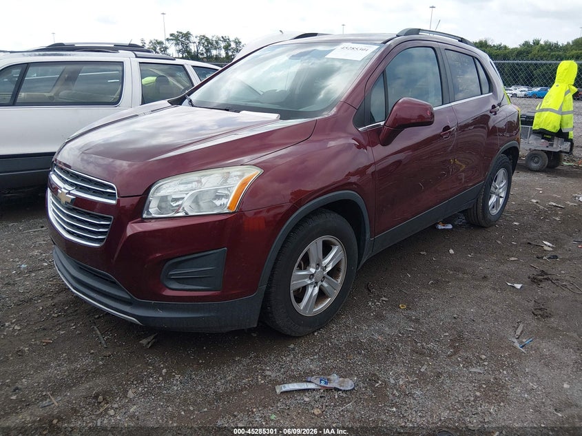 2016 Chevrolet Trax VIN 3GNCJLSBXGL244947 IAAI salvage auction — RIGHT SIDE, Salvage Title, sold $950 on 2026-07-09 (photo 2)