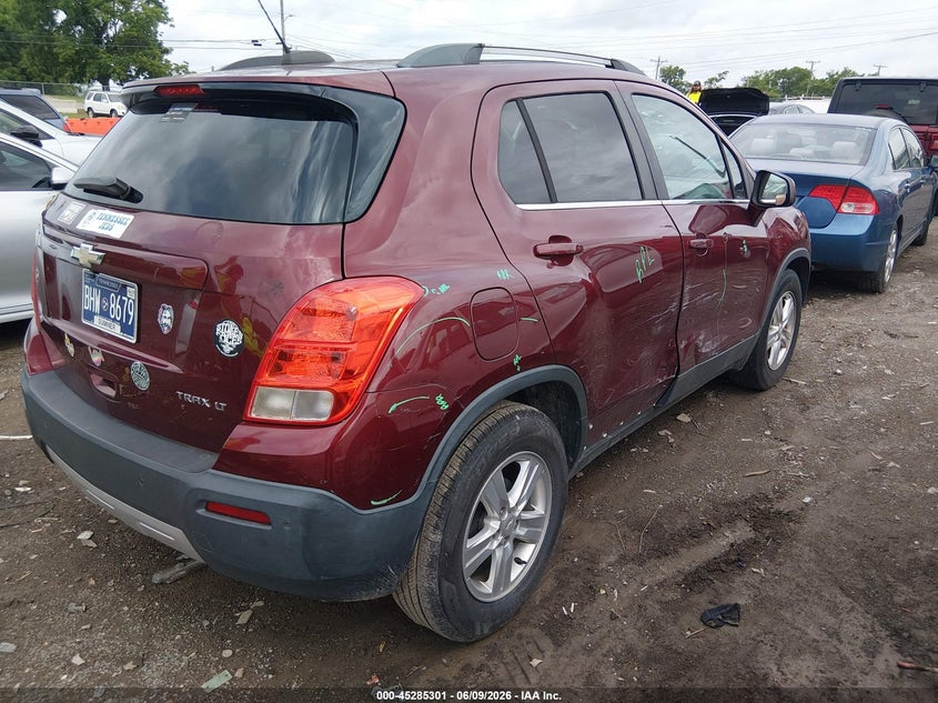 2016 Chevrolet Trax VIN 3GNCJLSBXGL244947 IAAI salvage auction — RIGHT SIDE, Salvage Title, sold $950 on 2026-07-09 (photo 4)
