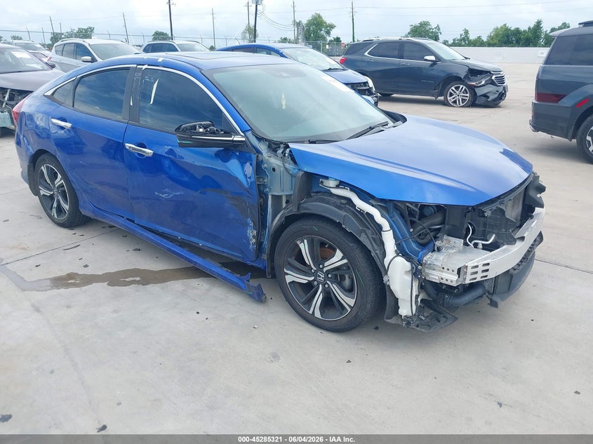 2017 Honda Civic VIN 19XFC1F91HE029149 IAAI salvage auction — FRONT END, Original (Texas), sold $6,175 on 2026-07-10 (photo 1)
