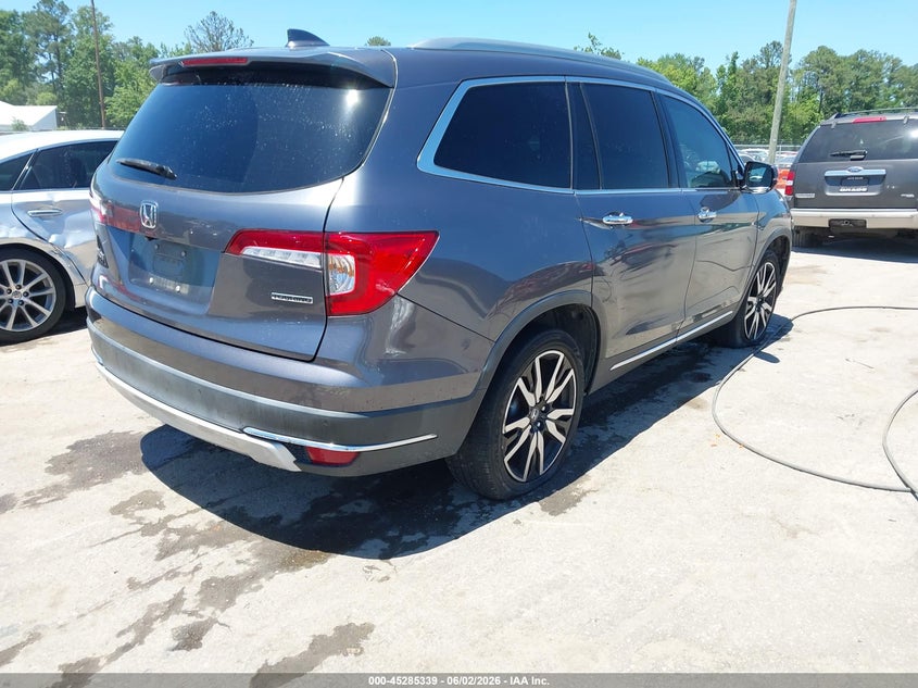 2019 Honda Pilot VIN 5FNYF5H69KB043621 IAAI salvage auction — SIDE, Salvage Title, sold $7,100 on 2026-07-22 (photo 4)