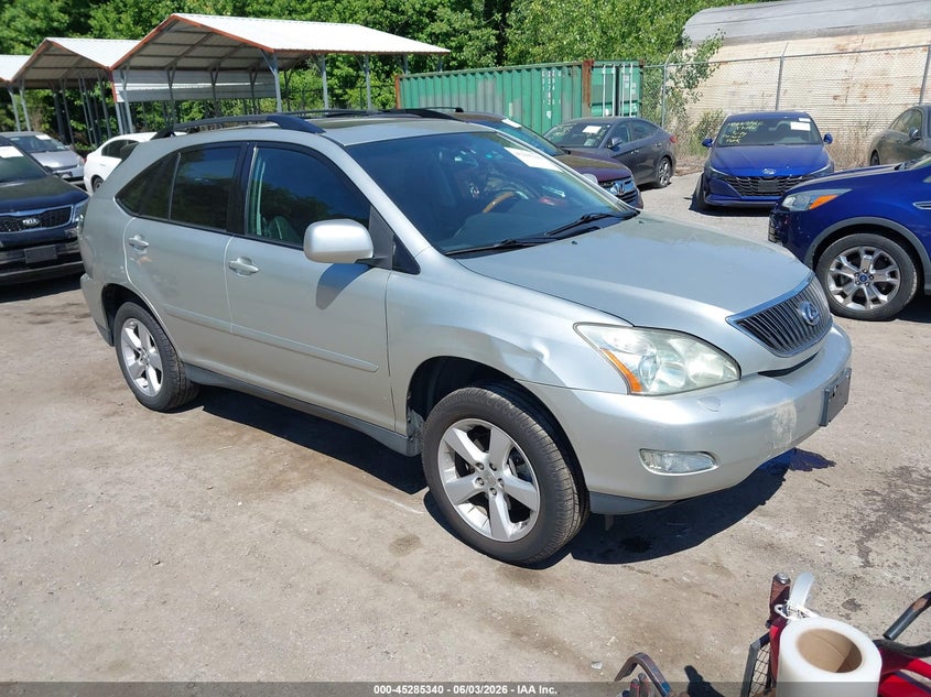2004 Lexus Rx 330 VIN 2T2HA31U54C009318 IAAI salvage auction — LEFT FRONT, Salvage - Greater Than 75% (Maryland), sold $1,400 on 2026-07-09 (photo 1)