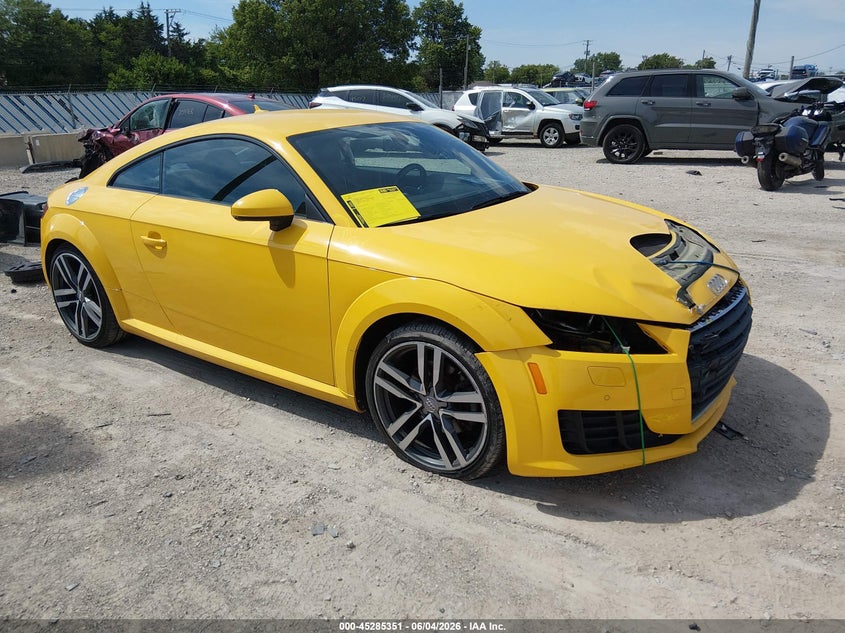 2017 Audi Tt VIN TRUC5AFV4H1001820 IAAI salvage auction — LEFT FRONT, Salvage Title, sold $7,400 on 2026-08-22 (photo 1)