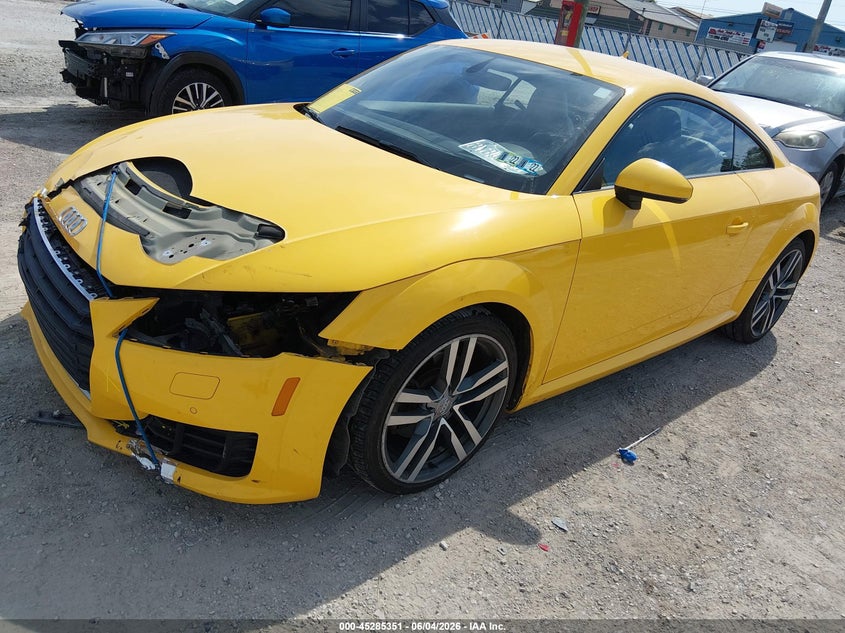 2017 Audi Tt VIN TRUC5AFV4H1001820 IAAI salvage auction — LEFT FRONT, Salvage Title, sold $7,400 on 2026-08-22 (photo 2)