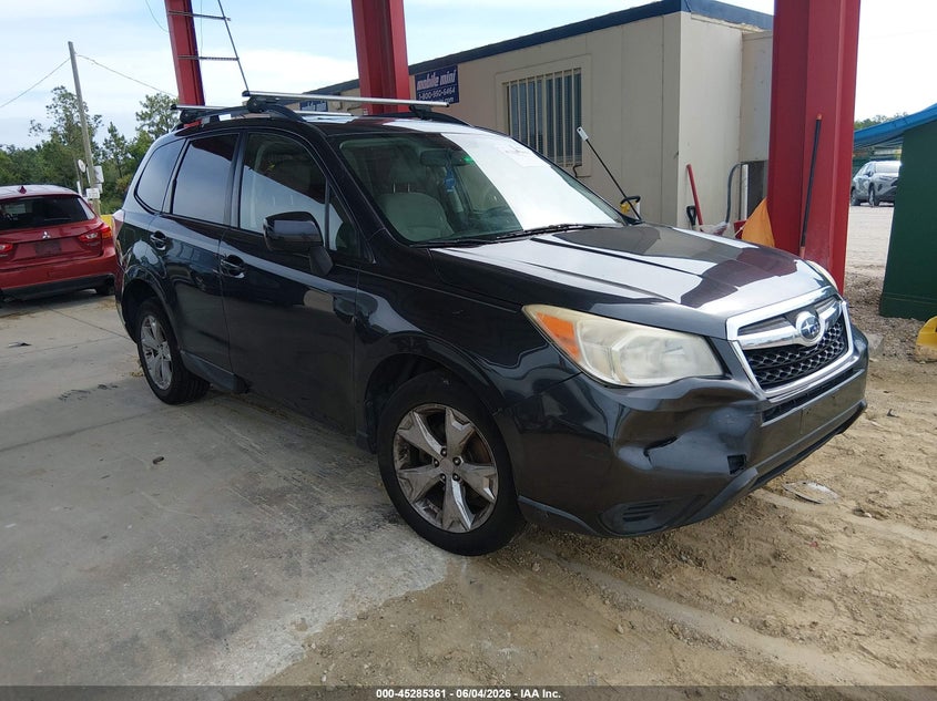 2015 Subaru Forester VIN JF2SJADC5FH480810 IAAI salvage auction — RIGHT FRONT, Clear (Florida), sold $550 on 2026-07-14 (photo 1)