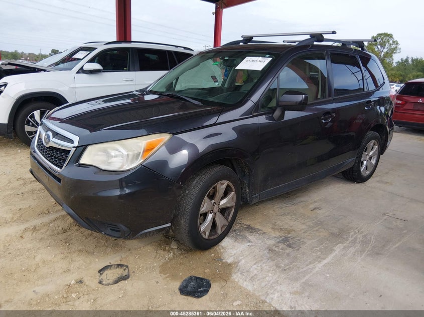 2015 Subaru Forester VIN JF2SJADC5FH480810 IAAI salvage auction — RIGHT FRONT, Clear (Florida), sold $550 on 2026-07-14 (photo 2)