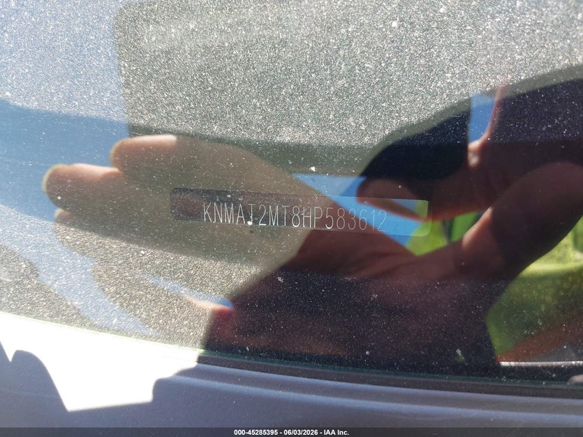 2017 Nissan Rogue VIN KNMAT2MT8HP583612 IAAI salvage auction — THEFT, Salvage (Virginia), sold $1,600 on 2026-07-28 (photo 9)