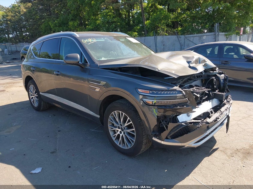 2025 Genesis Gv80 VIN KMUHFESB5SU236424 IAAI salvage auction — FRONT END, Salvage Title, sold $12,200 on 2026-07-21 (photo 1)