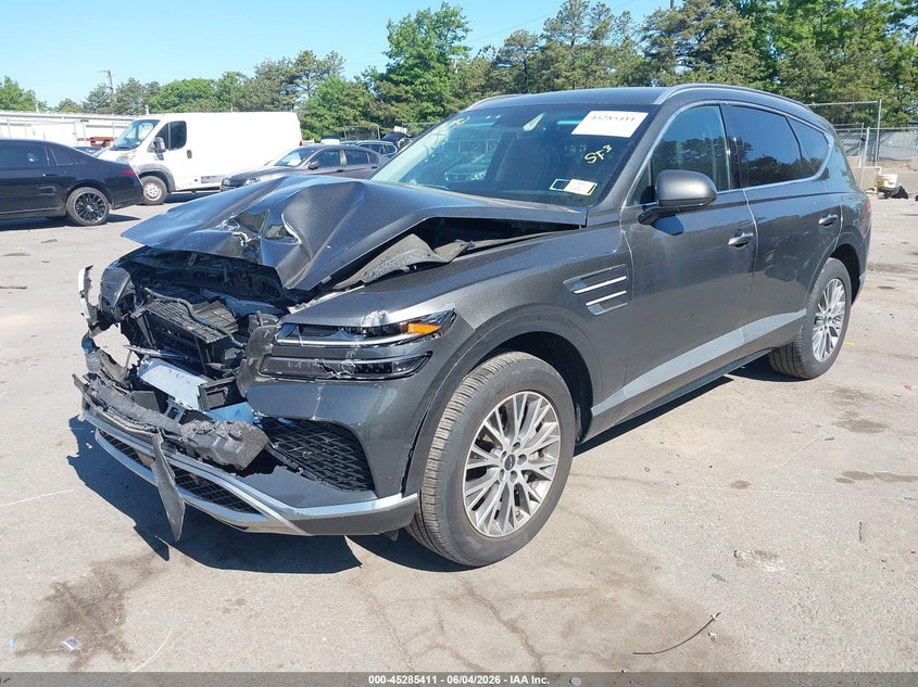 2025 Genesis Gv80 VIN KMUHFESB5SU236424 IAAI salvage auction — FRONT END, Salvage Title, sold $12,200 on 2026-07-21 (photo 2)