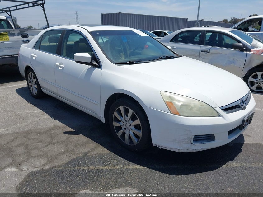 2006 Honda Accord VIN 1HGCM66536A059832 IAAI salvage auction — NORMAL WEAR, App For Dup Clear (California), sold $400 on 2026-07-09 (photo 1)