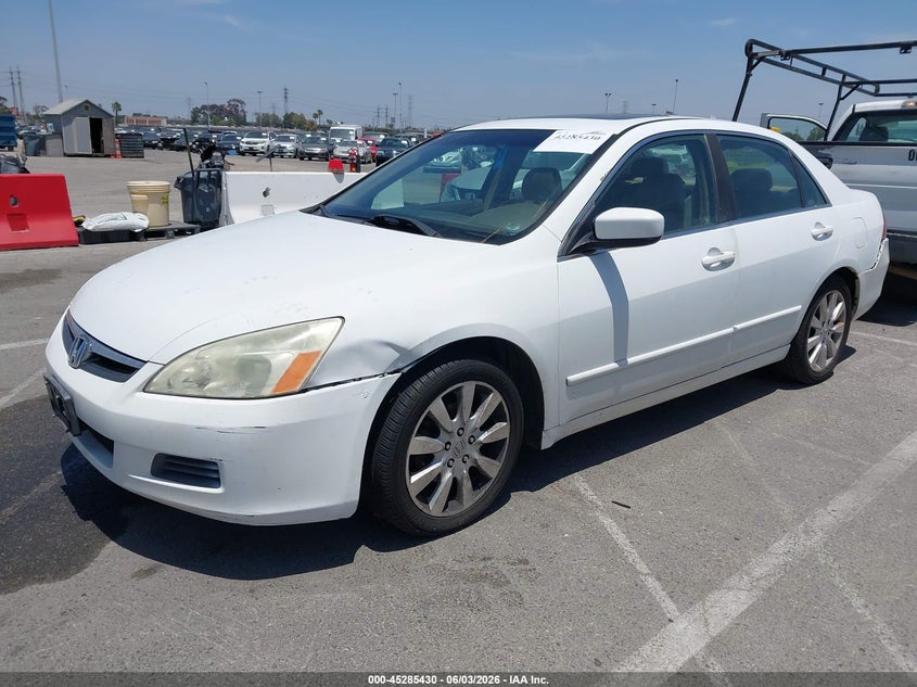 2006 Honda Accord VIN 1HGCM66536A059832 IAAI salvage auction — NORMAL WEAR, App For Dup Clear (California), sold $400 on 2026-07-09 (photo 2)