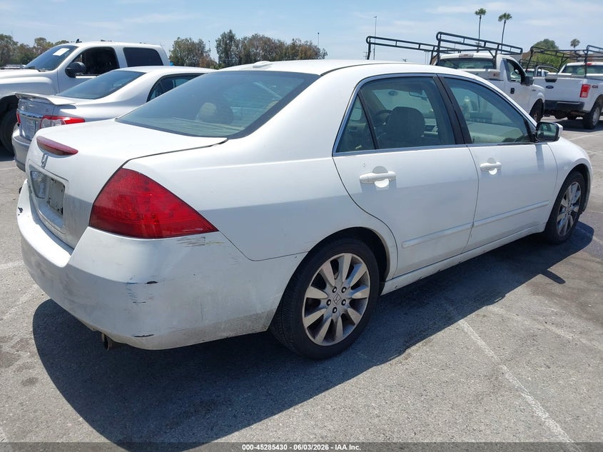 2006 Honda Accord VIN 1HGCM66536A059832 IAAI salvage auction — NORMAL WEAR, App For Dup Clear (California), sold $400 on 2026-07-09 (photo 4)