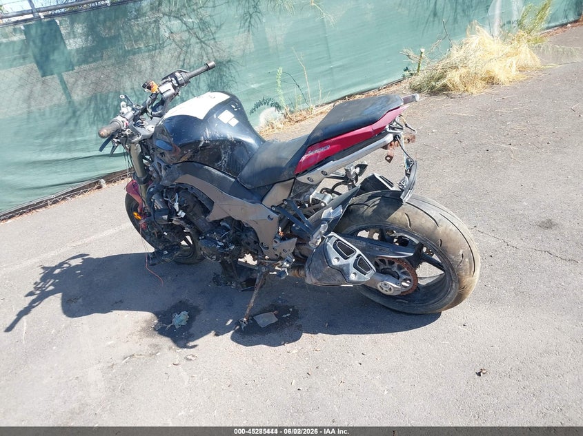 2011 Kawasaki Zx1000 VIN JKAZXCG18BA004128 IAAI salvage auction — FRONT & REAR, Salvage (Idaho), sold $650 on 2026-07-17 (photo 3)
