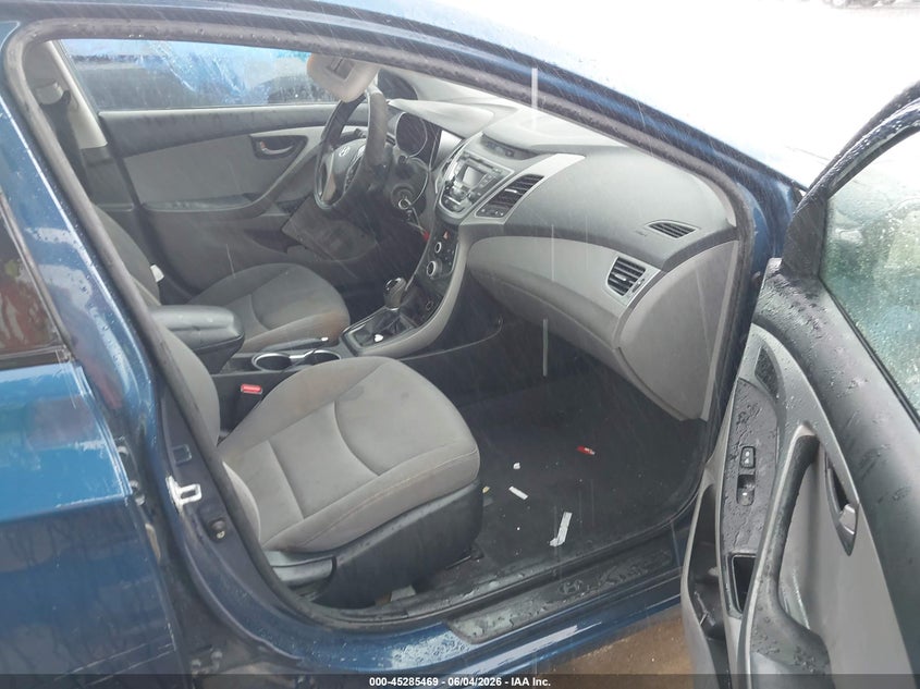2014 Hyundai Elantra VIN KMHDH4AE0EU199431 IAAI salvage auction — RIGHT SIDE, Salvage (Texas), sold $975 on 2026-07-28 (photo 5)