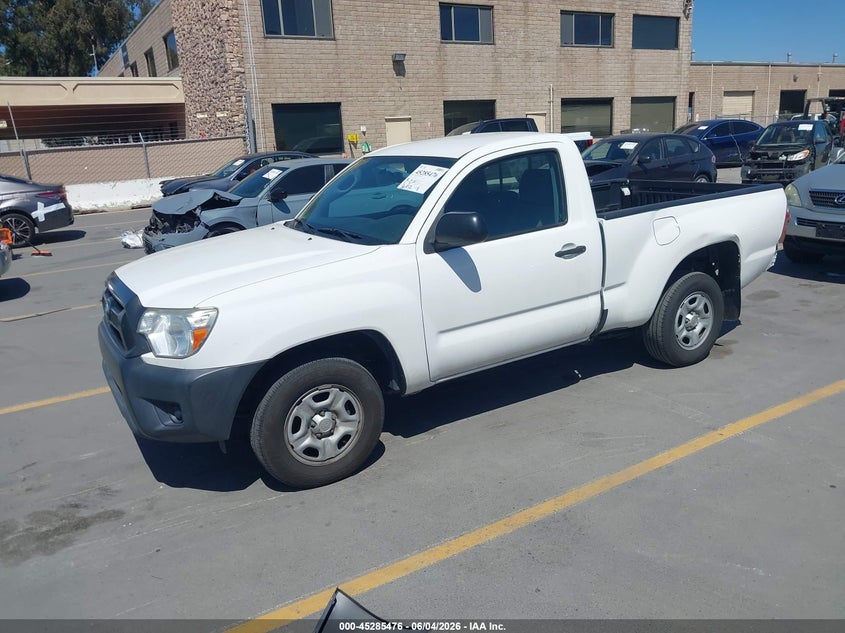 2013 Toyota Tacoma VIN 5TFNX4CN5DX024808 IAAI salvage auction — REAR END, Salvage Title, sold $5,600 on 2026-07-29 (photo 2)