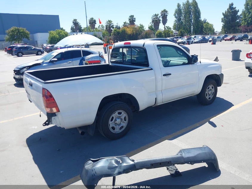 2013 Toyota Tacoma VIN 5TFNX4CN5DX024808 IAAI salvage auction — REAR END, Salvage Title, sold $5,600 on 2026-07-29 (photo 4)
