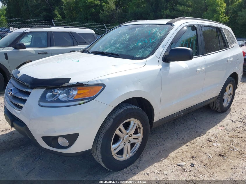 2012 Hyundai Santa fe VIN 5XYZGDAB3CG091970 IAAI salvage auction — HAIL, Salvage Title, sold $825 on 2026-07-15 (photo 2)
