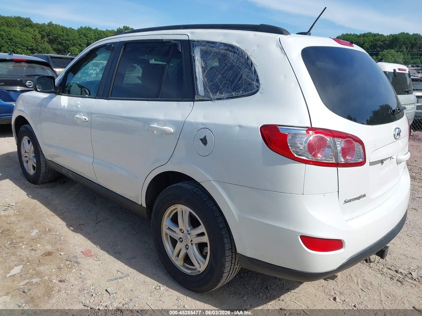 2012 Hyundai Santa fe VIN 5XYZGDAB3CG091970 IAAI salvage auction — HAIL, Salvage Title, sold $825 on 2026-07-15 (photo 3)