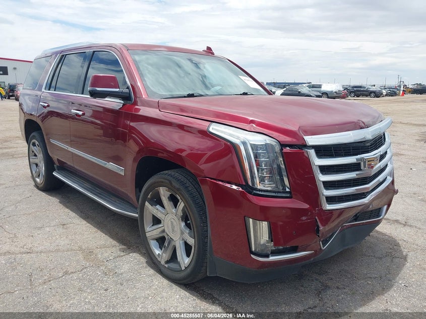 2016 Cadillac Escalade VIN 1GYS3BKJ2GR138902 IAAI salvage auction — FRONT END, Original (Texas), sold $4,950 on 2026-08-21 (photo 1)