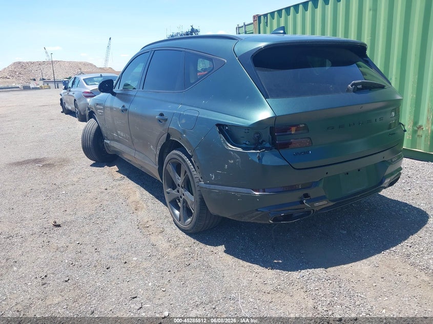 2023 Genesis Gv80 VIN KMUHCESCXPU127143 IAAI salvage auction — LEFT SIDE, Salvage Title, sold $17,975 on 2026-07-14 (photo 3)