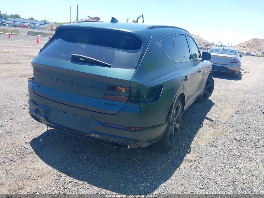 2023 Genesis Gv80 VIN KMUHCESCXPU127143 IAAI salvage auction — LEFT SIDE, Salvage Title, sold $17,975 on 2026-07-14 (photo 4)