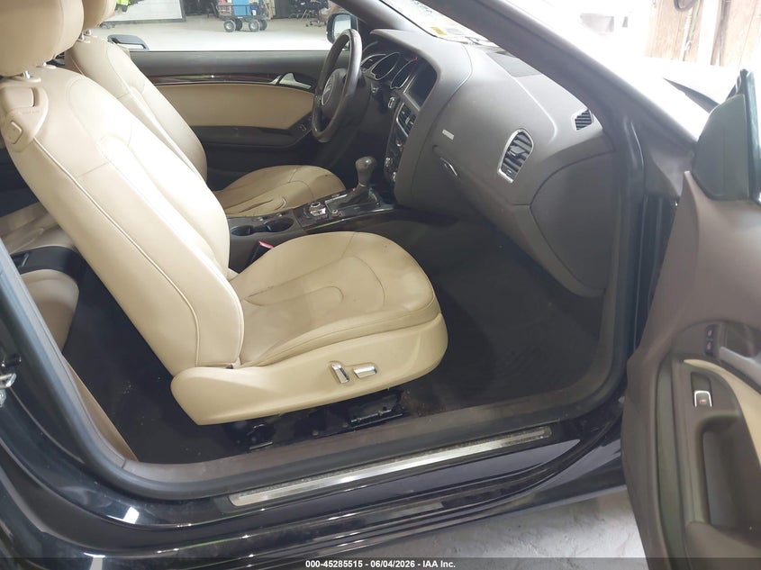 2014 Audi A5 VIN WAULFAFH6EN014829 IAAI salvage auction — LEFT REAR, Salvage Title, sold $1,800 on 2026-07-08 (photo 5)