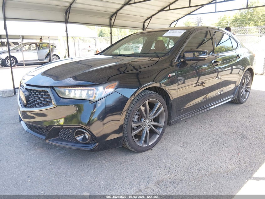 2018 Acura Tlx VIN 19UUB2F63JA003541 IAAI salvage auction — REAR END, Salvage Title, sold $4,600 on 2026-07-12 (photo 2)