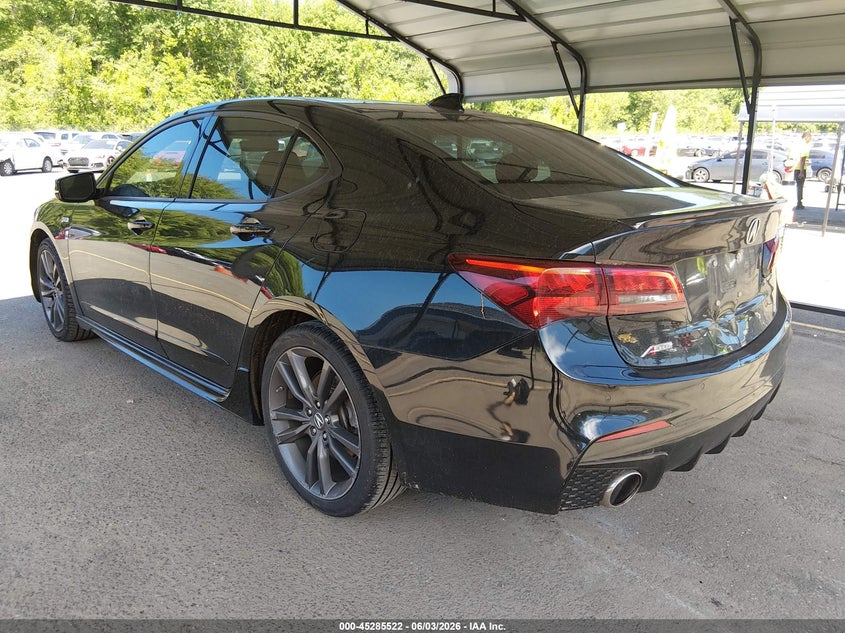 2018 Acura Tlx VIN 19UUB2F63JA003541 IAAI salvage auction — REAR END, Salvage Title, sold $4,600 on 2026-07-12 (photo 3)
