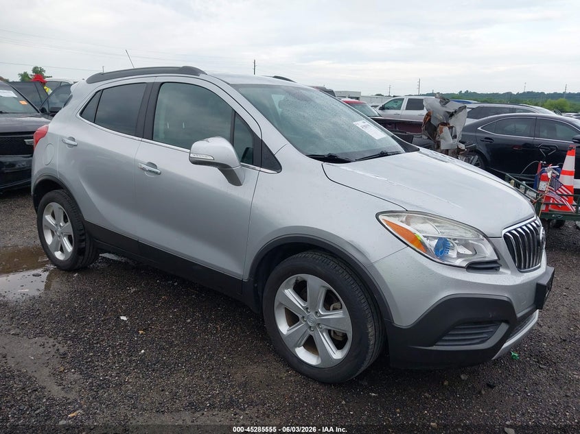 2016 Buick Encore VIN KL4CJASB1GB740437 IAAI salvage auction — HAIL, Clear (Oklahoma), sold $1,050 on 2026-07-28 (photo 1)