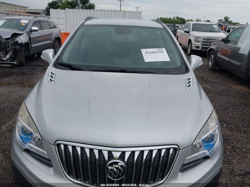 2016 Buick Encore VIN KL4CJASB1GB740437 IAAI salvage auction — HAIL, Clear (Oklahoma), sold $1,050 on 2026-07-28 (photo 6)