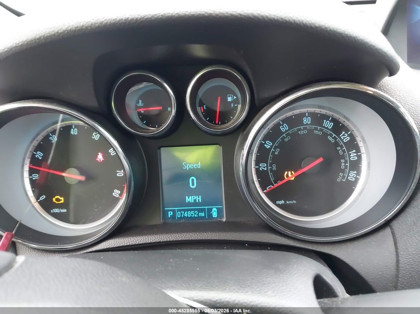 2016 Buick Encore VIN KL4CJASB1GB740437 IAAI salvage auction — HAIL, Clear (Oklahoma), sold $1,050 on 2026-07-28 (photo 7)