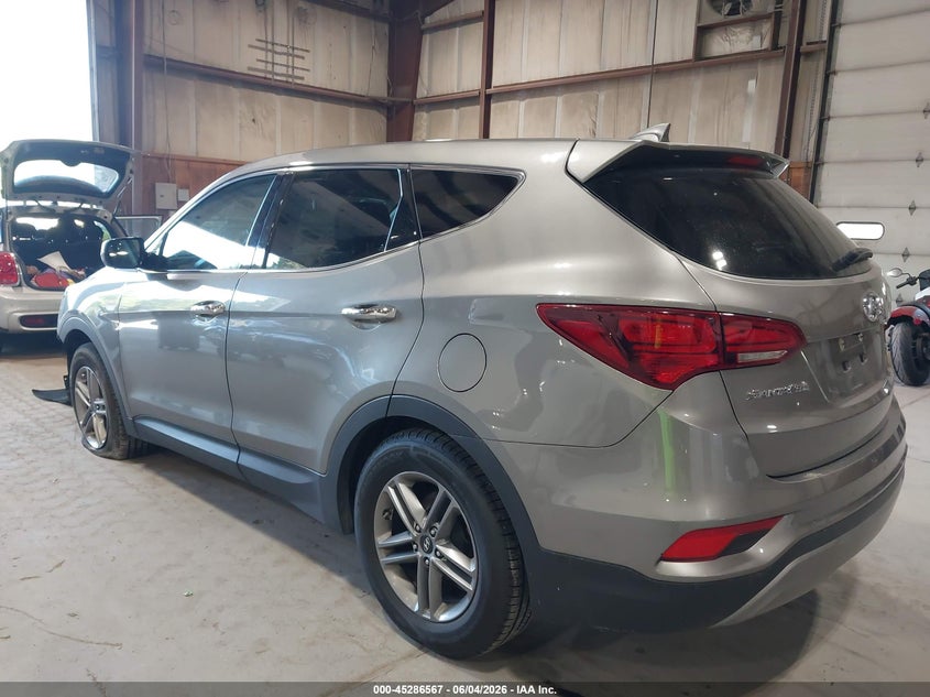2017 Hyundai Santa fe VIN 5NMZTDLB4HH000212 IAAI salvage auction — FRONT END, Salvage Title, sold $2,100 on 2026-07-10 (photo 3)
