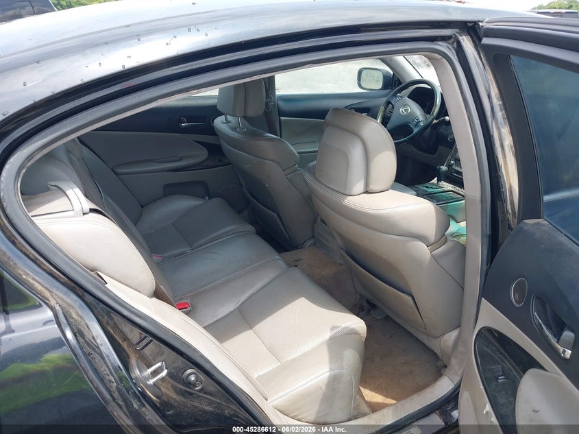 2006 Lexus Gs 300 VIN JTHBH96S065017406 IAAI salvage auction — LEFT REAR, Repossession Paperwork (Georgia), sold $325 on 2026-07-06 (photo 8)