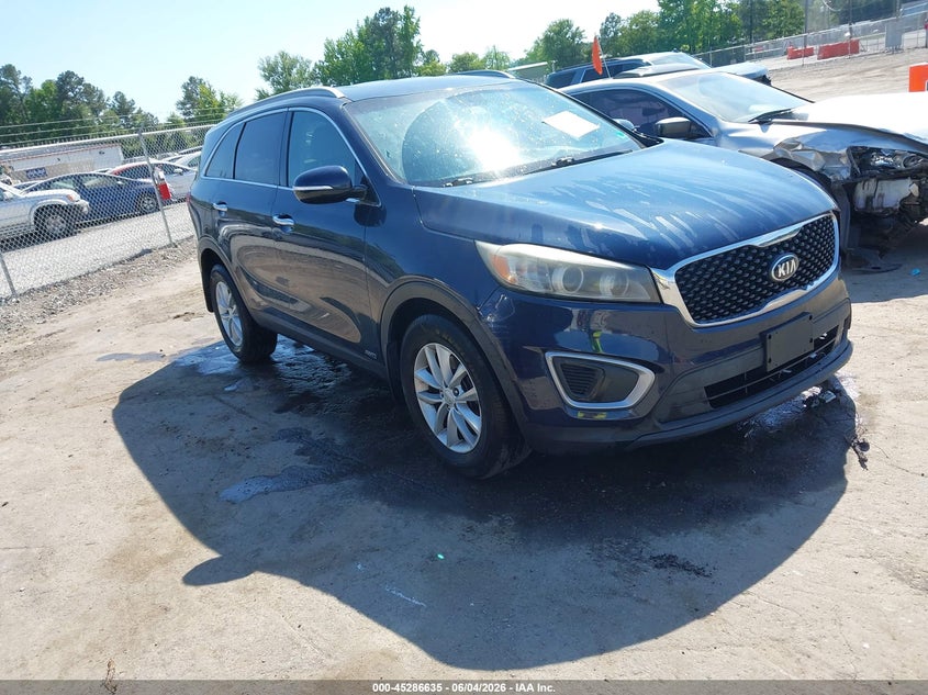 2018 Kia Sorento VIN 5XYPGDA33JG382319 IAAI salvage auction — LEFT FRONT, Salvage Title, sold $1,400 on 2026-07-10 (photo 1)