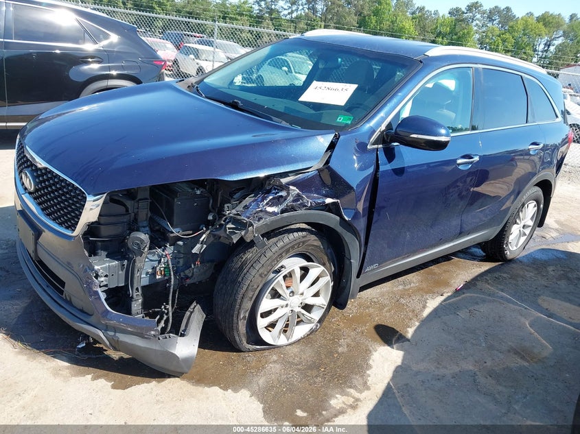 2018 Kia Sorento VIN 5XYPGDA33JG382319 IAAI salvage auction — LEFT FRONT, Salvage Title, sold $1,400 on 2026-07-10 (photo 6)