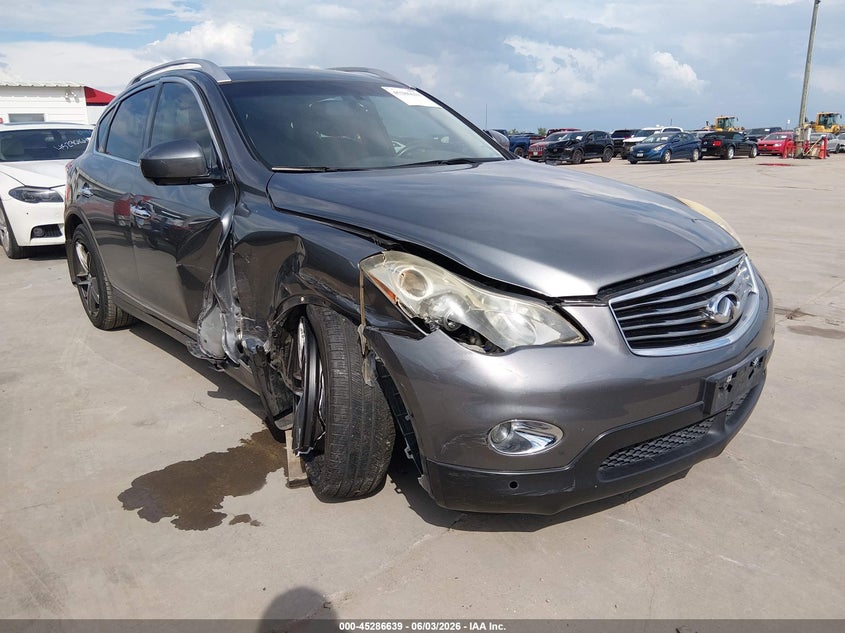 2013 Infiniti Ex VIN JN1BJ0HP5DM430096 IAAI salvage auction — SIDE, Salvage Title, sold $725 on 2026-07-14 (photo 1)