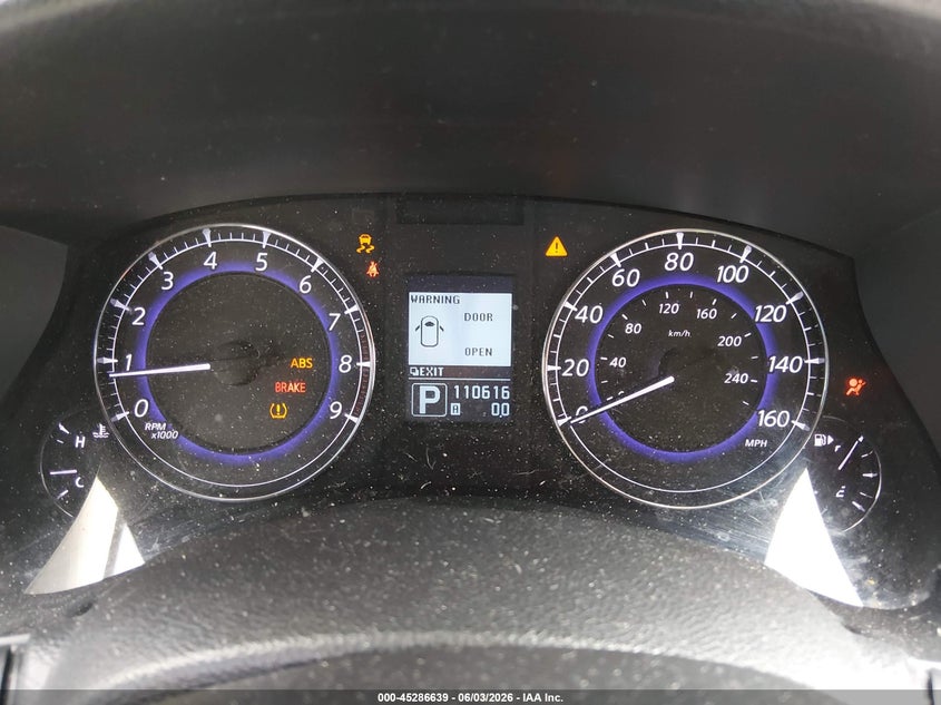 2013 Infiniti Ex VIN JN1BJ0HP5DM430096 IAAI salvage auction — SIDE, Salvage Title, sold $725 on 2026-07-14 (photo 7)