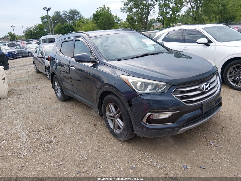 2017 Hyundai Santa fe VIN 5XYZUDLB7HG430405 IAAI salvage auction — RIGHT FRONT, Salvage Title, sold $2,600 on 2026-07-21 (photo 1)