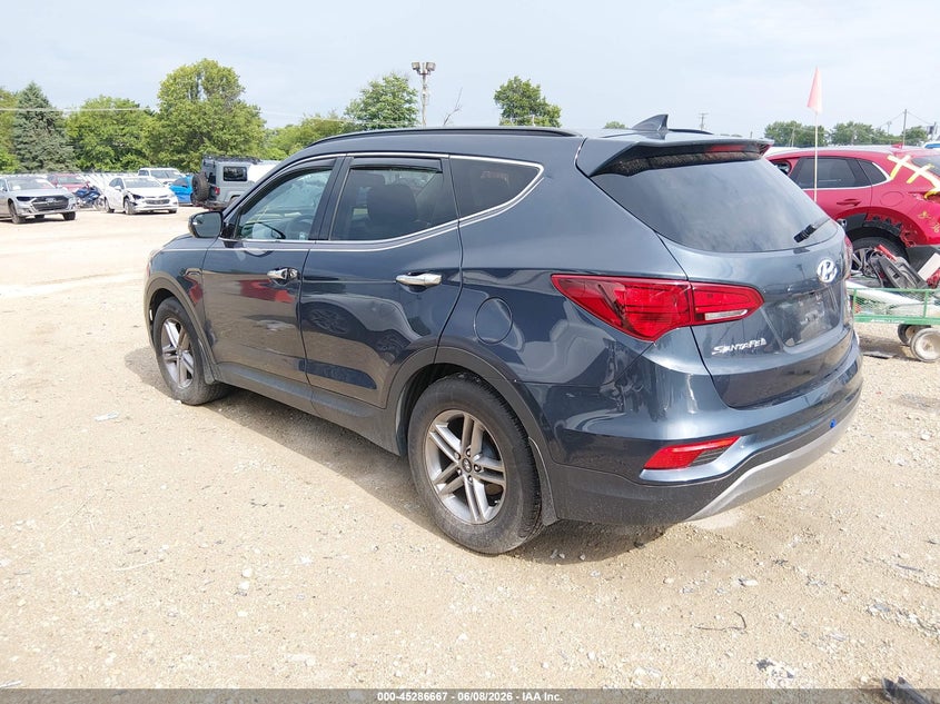 2017 Hyundai Santa fe VIN 5XYZUDLB7HG430405 IAAI salvage auction — RIGHT FRONT, Salvage Title, sold $2,600 on 2026-07-21 (photo 3)