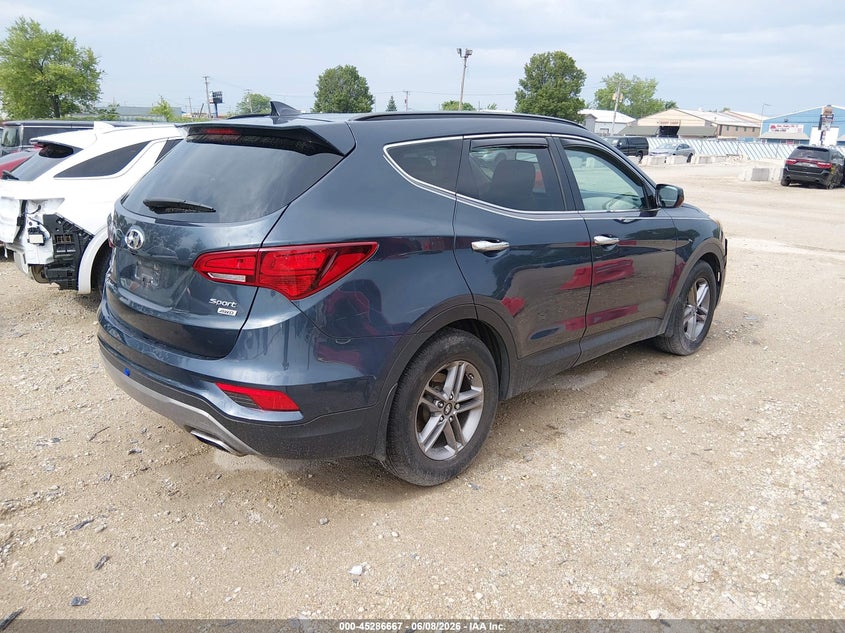 2017 Hyundai Santa fe VIN 5XYZUDLB7HG430405 IAAI salvage auction — RIGHT FRONT, Salvage Title, sold $2,600 on 2026-07-21 (photo 4)