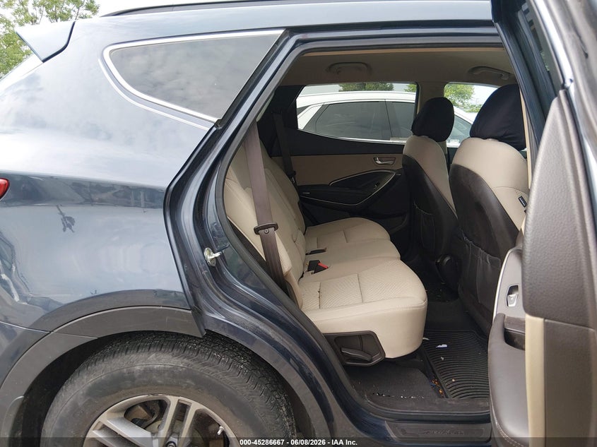 2017 Hyundai Santa fe VIN 5XYZUDLB7HG430405 IAAI salvage auction — RIGHT FRONT, Salvage Title, sold $2,600 on 2026-07-21 (photo 8)