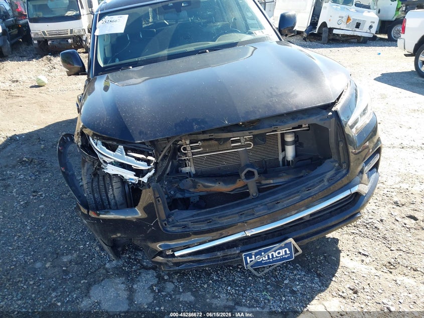 2019 Infiniti Qx80 VIN JN8AZ2NE0K9226956 IAAI salvage auction — FRONT END, Salvage (Pennsylvania), sold $4,550 on 2026-07-24 (photo 6)