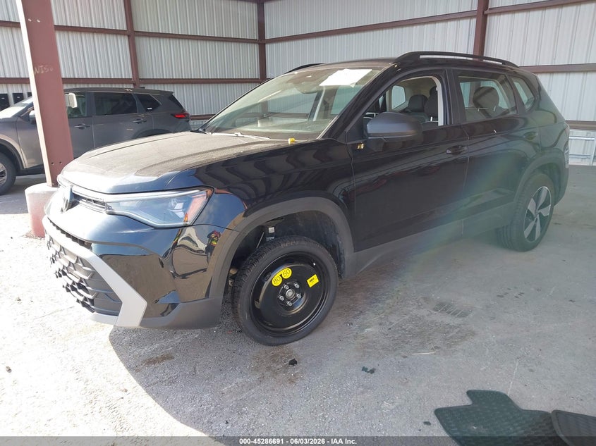 2025 Volkswagen Taos VIN 3VV8C7B27SM086247 IAAI salvage auction — UNKNOWN, Salvage Title, sold $12,350 on 2026-07-16 (photo 2)