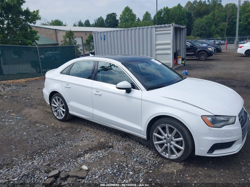 2016 Audi A3 VIN WAUE8GFF5G1083509 IAAI salvage auction — FRONT END, Salvage (Virginia), sold $4,250 on 2026-07-06 (photo 1)