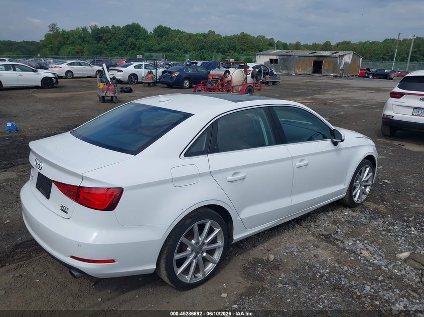 2016 Audi A3 VIN WAUE8GFF5G1083509 IAAI salvage auction — FRONT END, Salvage (Virginia), sold $4,250 on 2026-07-06 (photo 4)
