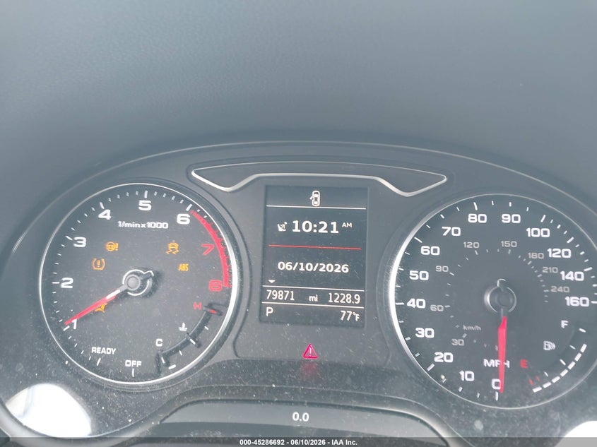 2016 Audi A3 VIN WAUE8GFF5G1083509 IAAI salvage auction — FRONT END, Salvage (Virginia), sold $4,250 on 2026-07-06 (photo 7)