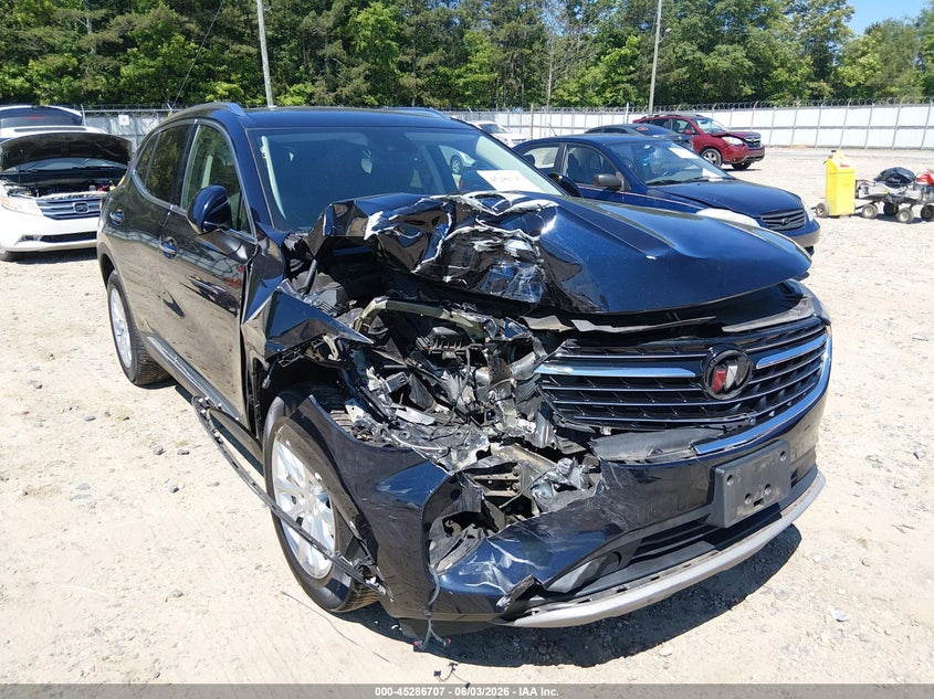 2021 Buick Envision VIN LRBFZMR47MD077460 IAAI salvage auction — FRONT END, Salvage Title, sold $1,550 on 2026-07-12 (photo 6)