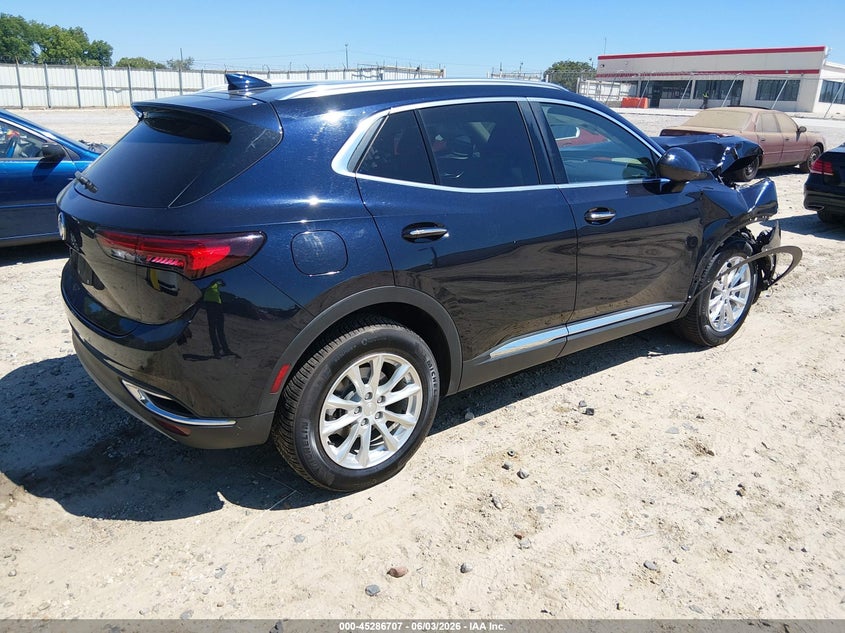 2021 Buick Envision VIN LRBFZMR47MD077460 IAAI salvage auction — FRONT END, Salvage Title, sold $1,550 on 2026-07-12 (photo 4)