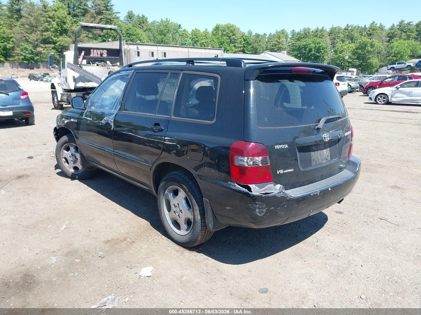 2004 Toyota Highlander VIN JTEEP21A040031271 IAAI salvage auction — FRONT END, Clear (Massachusetts), sold $25 on 2026-07-24 (photo 3)